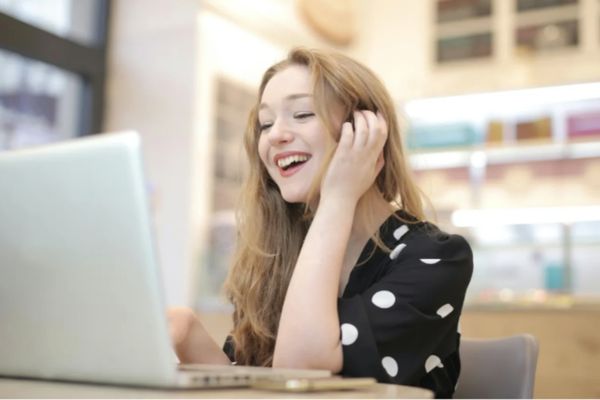 Client using remote online notarization services on laptop for convenient document signing in 2026