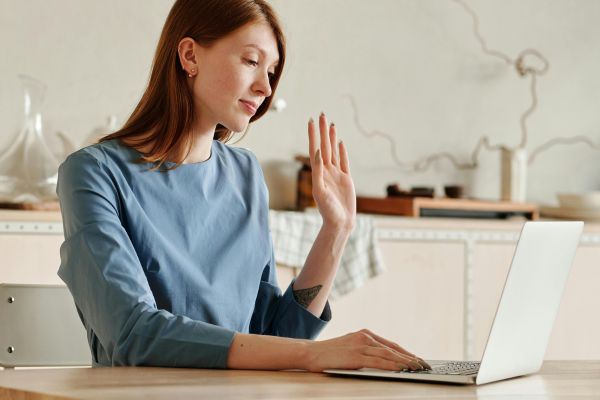 client during a remote online notarization in miami, floridA