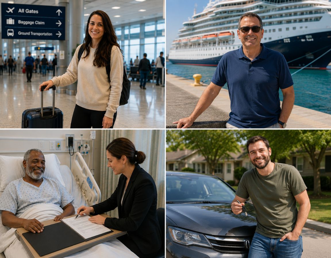 Compassionate mobile notary service at a healthcare facility signing real estate documents Airport signings Cruise passenger signings Hotel signings Hospital closings Assisted living closing