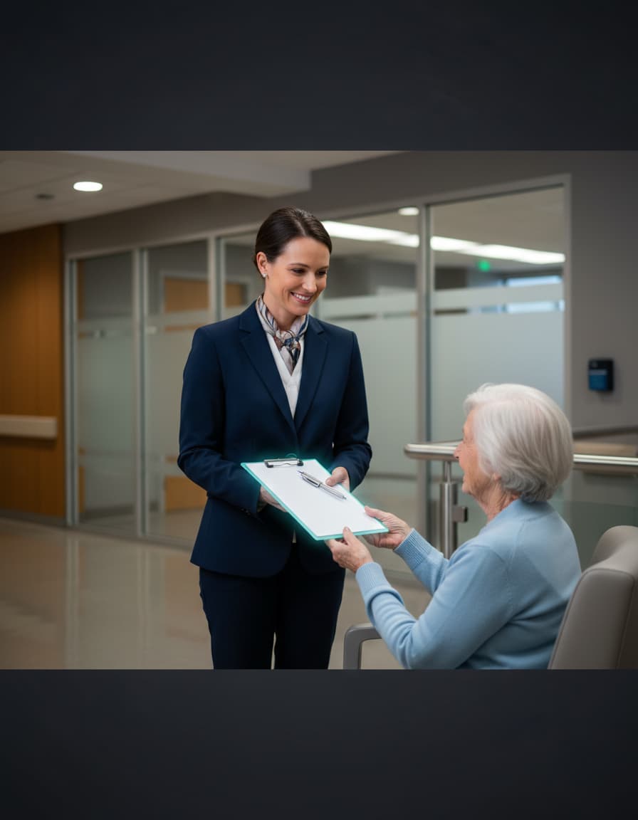 Compassionate professional interaction during an emergency notary service