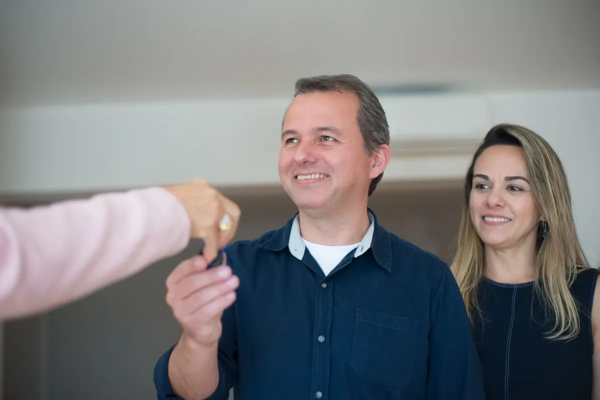 Florida home buyers after a successful closing