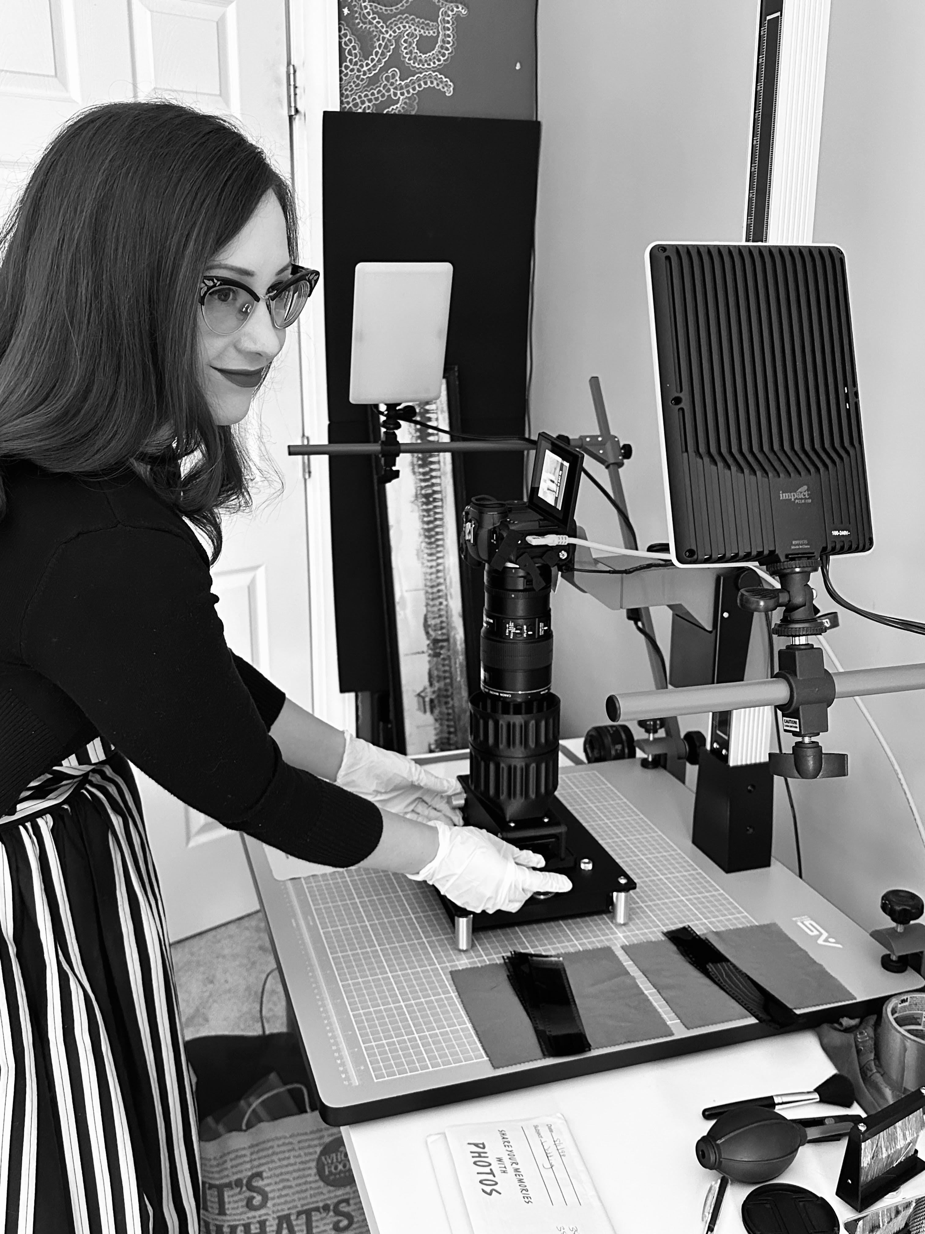 Magic Lantern Memories High-resolution Digital Camera Scanning with archival equipment.