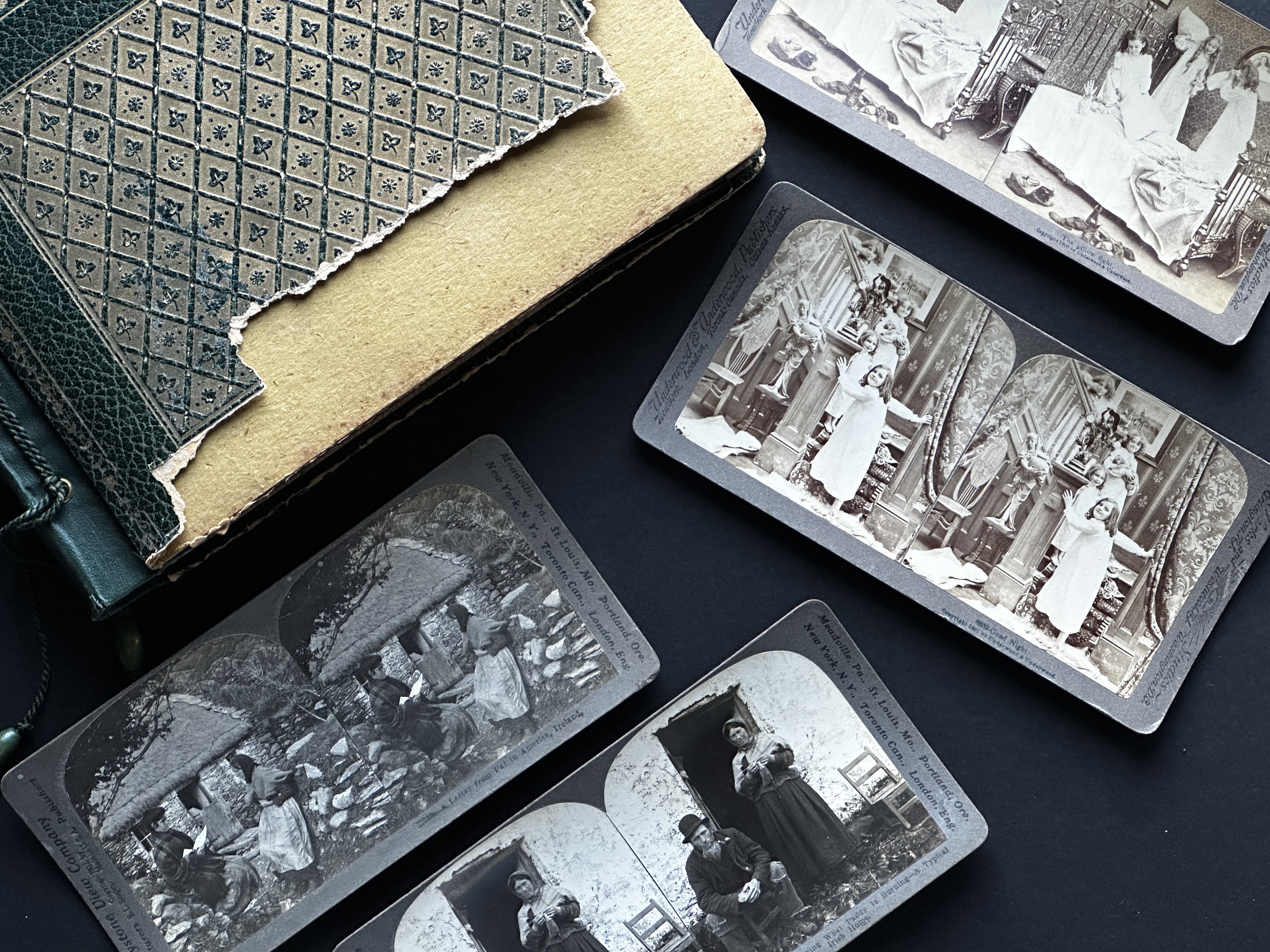 Magic Lantern Memories keepsake photo album preserving vintage family photographs for future generations.