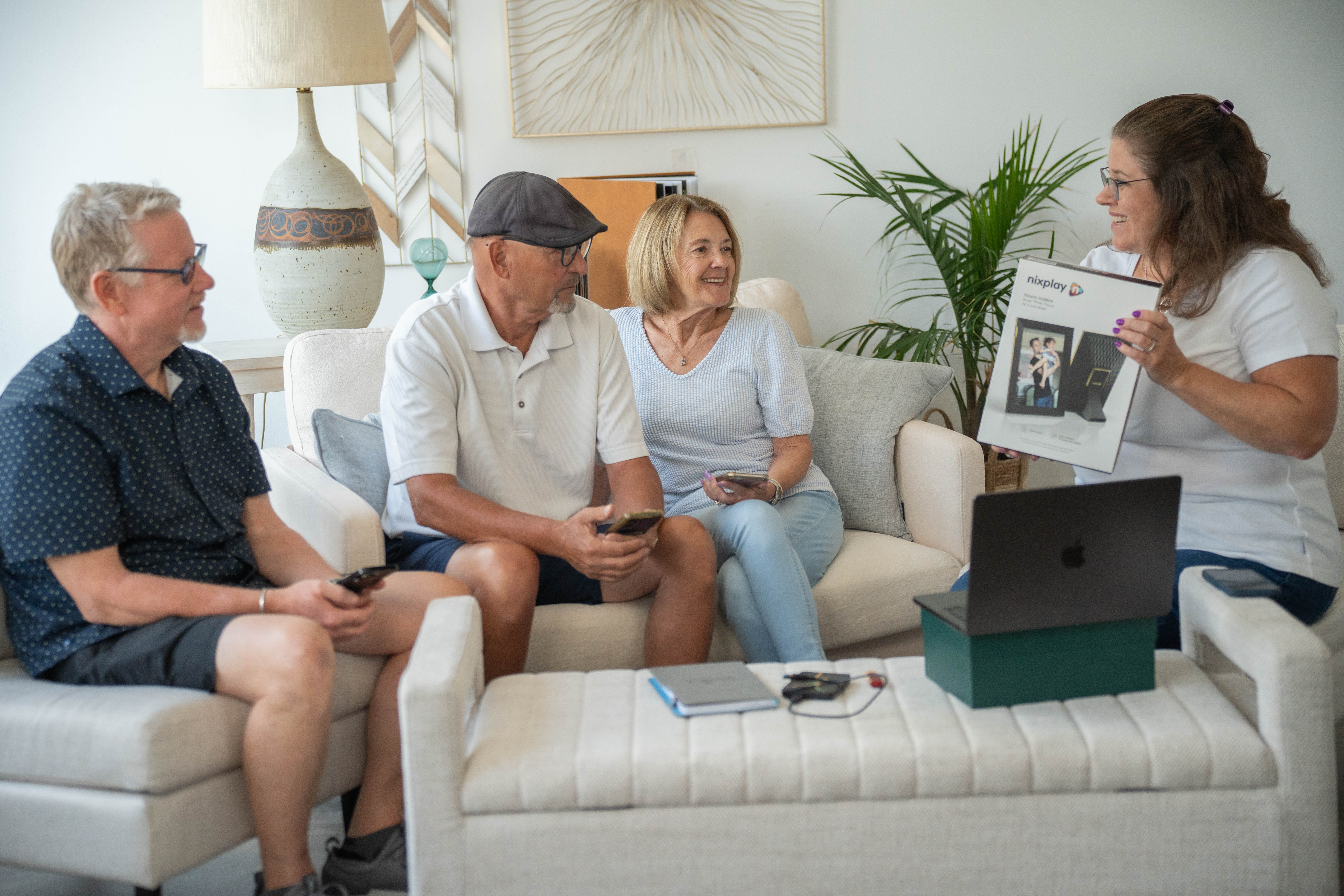 Magic Lantern Memories custom keepsake album consultation for preserving family memories.