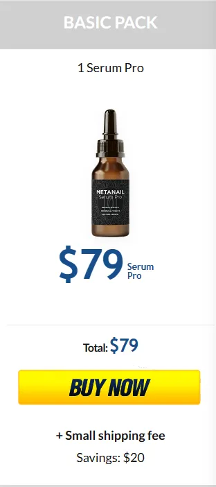 metanail serum pro 1 bottle