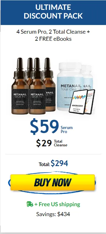 metanail serum pro 3 bottle