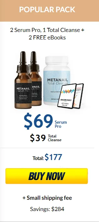 metanail serum pro 2 bottle