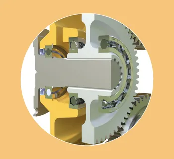 Improved Input Shaft Epiroc Pit Viper 271 Pump Drive Gearbox