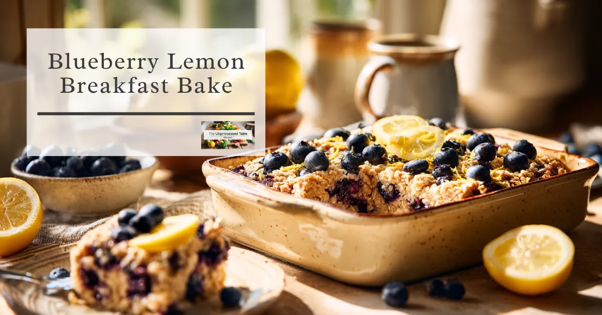 Blueberry Lemon Breakfast Bake