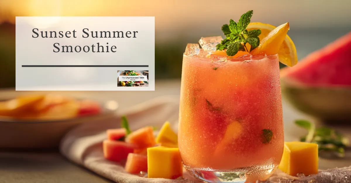 ☀️ Sunset Summer Smoothie