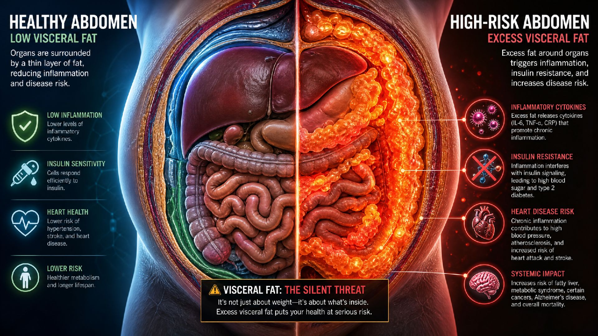 The Hidden Danger: Understanding and Reducing Visceral Fat
