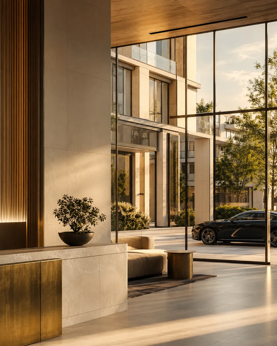 Premium GAM III portfolio concept representing commercial facilities, property and automotive ventures.