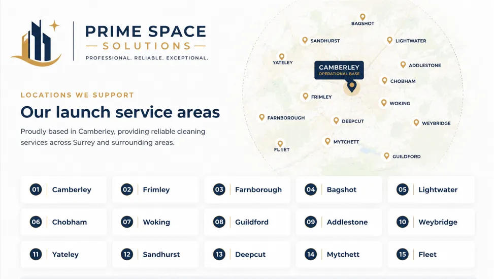 Prime Space Solutions professional cleaning services