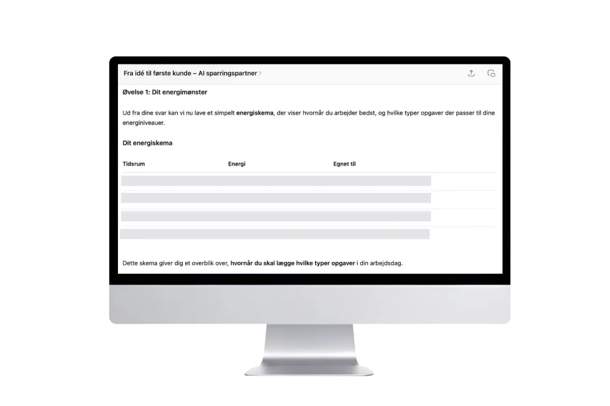 Modul 1: Skab dit fundament på dine præisser