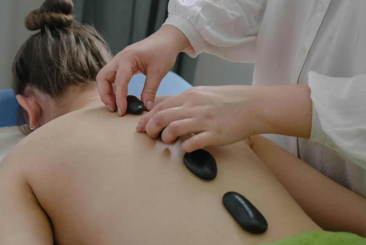 Hot stone massage therapy for deep relaxation in South Jordan Utah