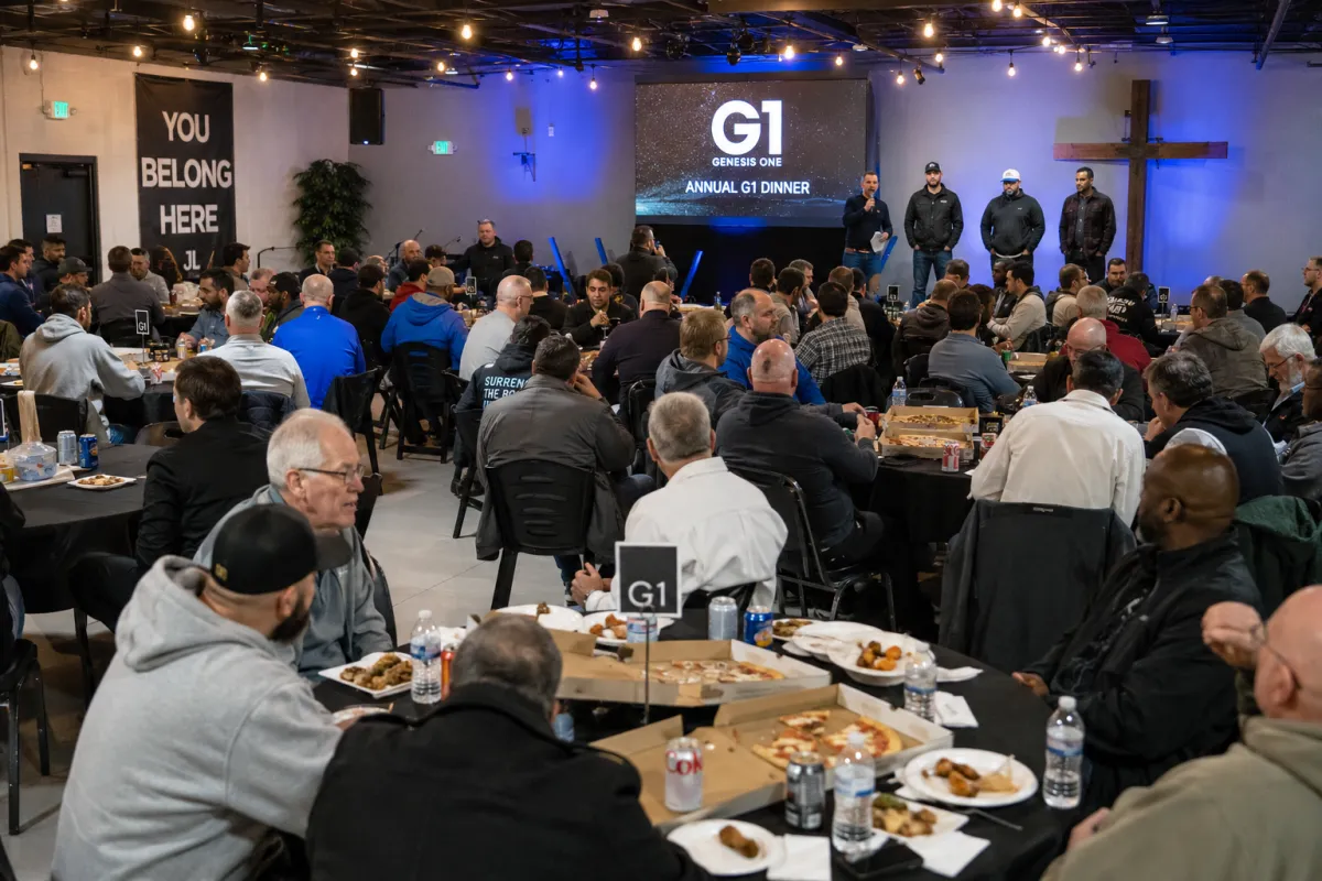 Annual Genesis One Network community dinner with ministry members