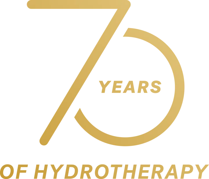 75 Years of Hydrotherapy Logo