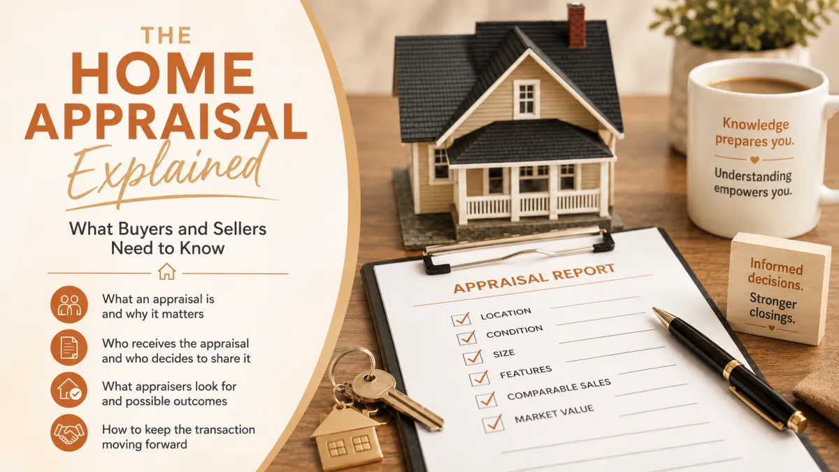 Alex Hyche Realtor home appraisal guide explaining what Indianapolis buyers and sellers should know about appraisal reports, property value, repairs, and closing.