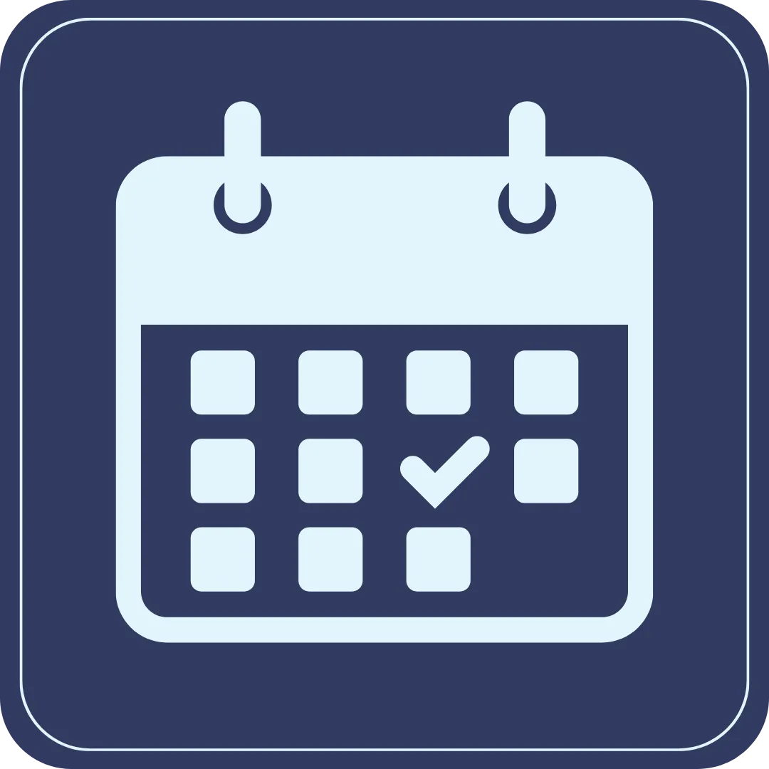 Calendar icon representing a free insurance consultation with Bosch Insurance Group