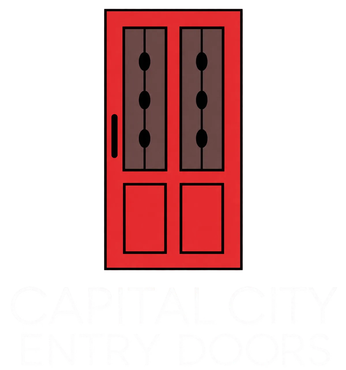 Capital City Entry Doors Architectural Monogram Logo