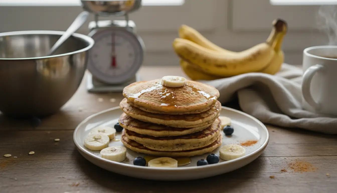Pancakes Banane-Avoine