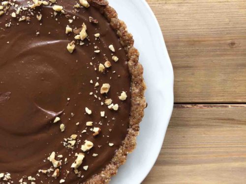 Tarte Chocolat-Avocat Crue
