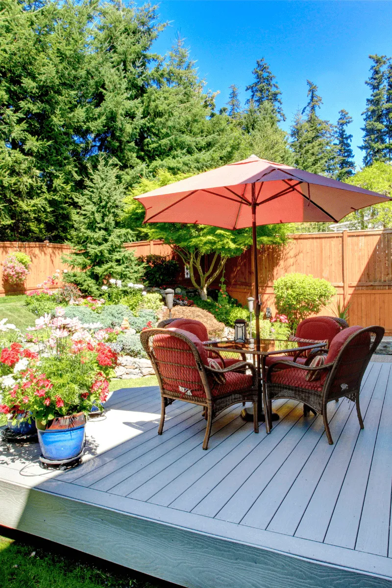 Example of decking in GA done by Catalan Landscaping for specific service page