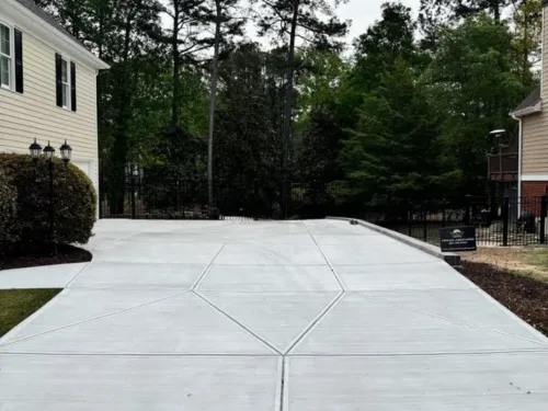 Example of Driveway Installation in GA done by Catalan Landscaping for specific service page