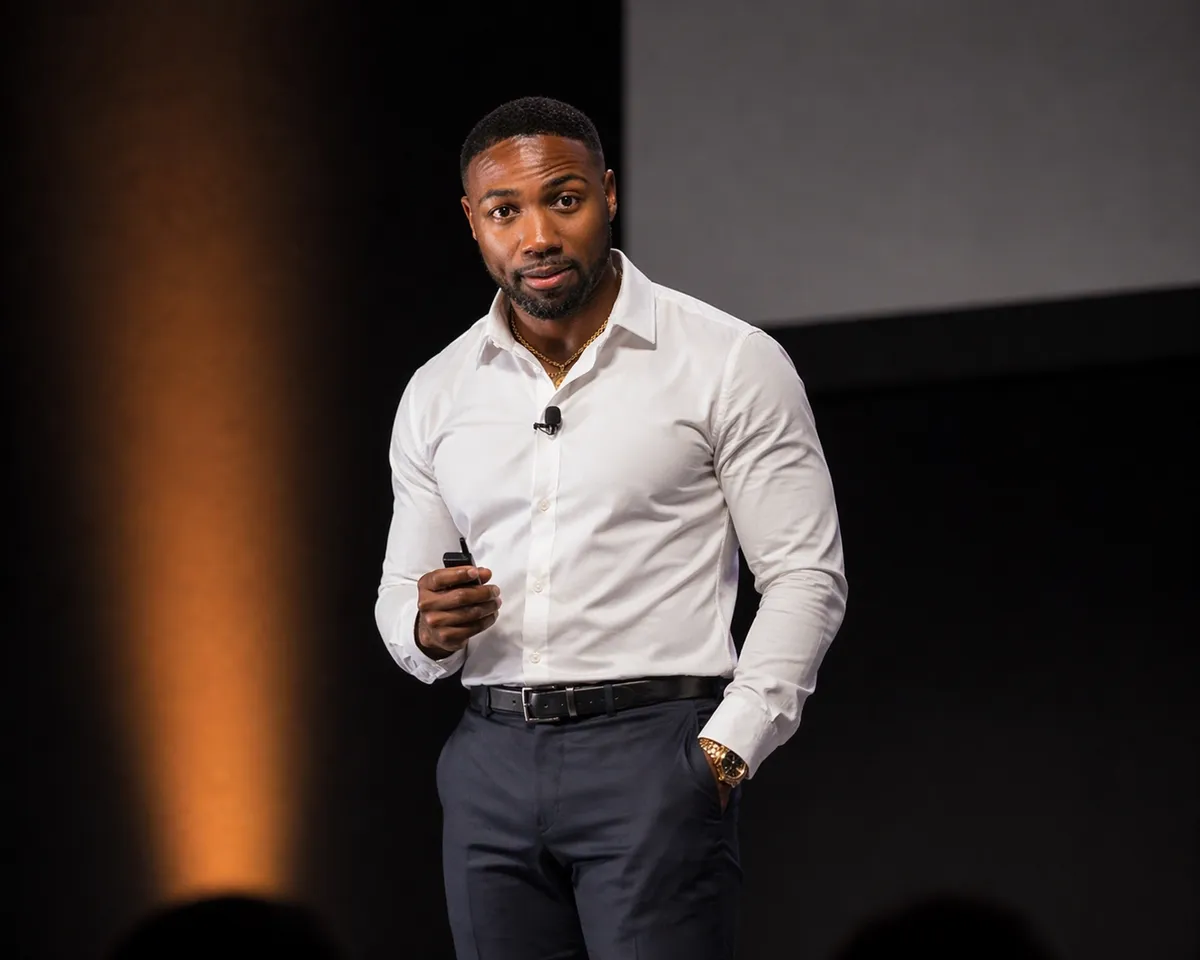 Christopher Anthony speaking on identity and execution