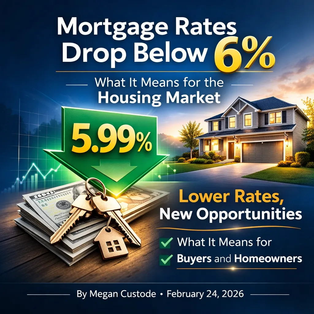 Mortgage Rates Just Dropped Below 6% — Here's What It Means for the Housing Market