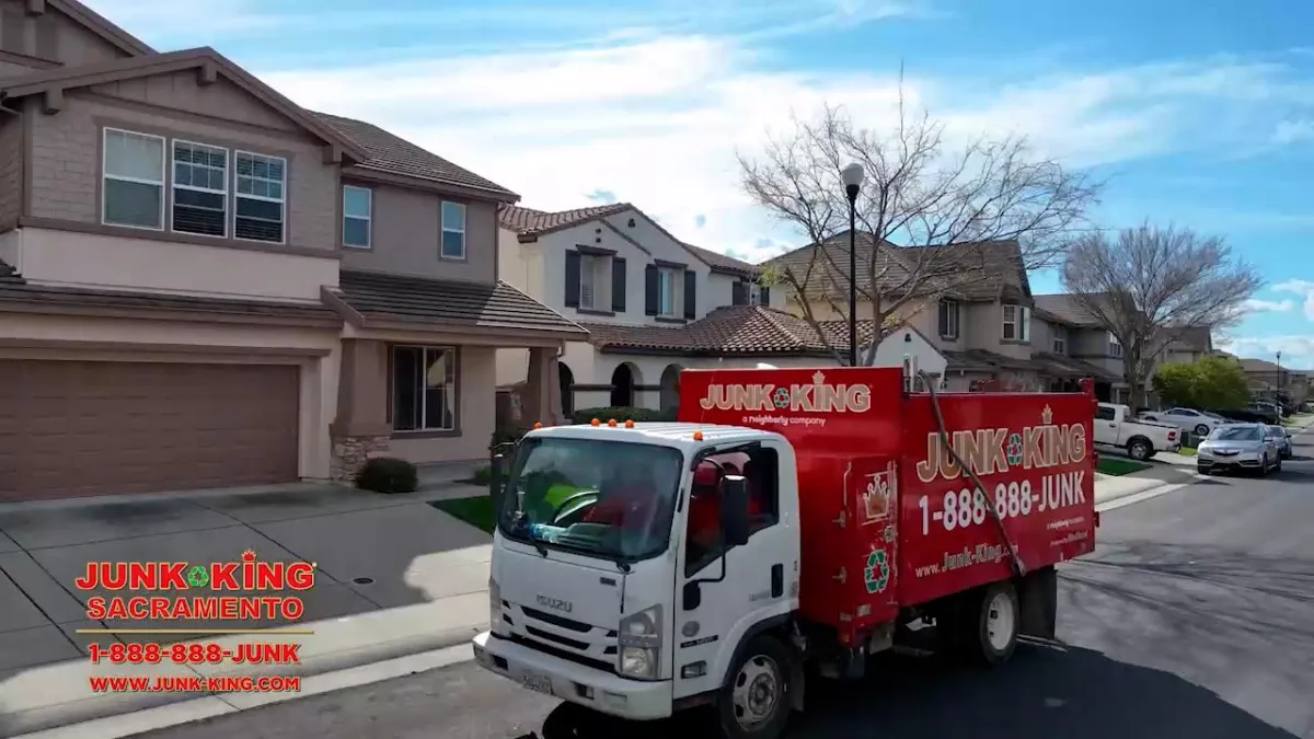 a bunch of trash in the middle of a field