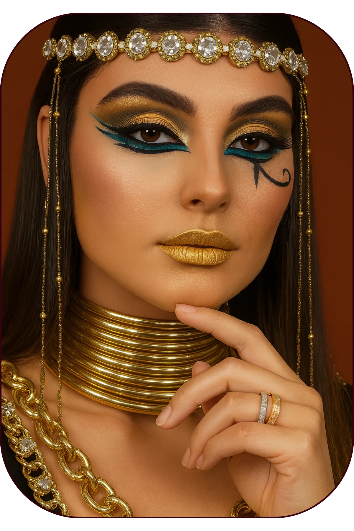 woman holding brown umbrella