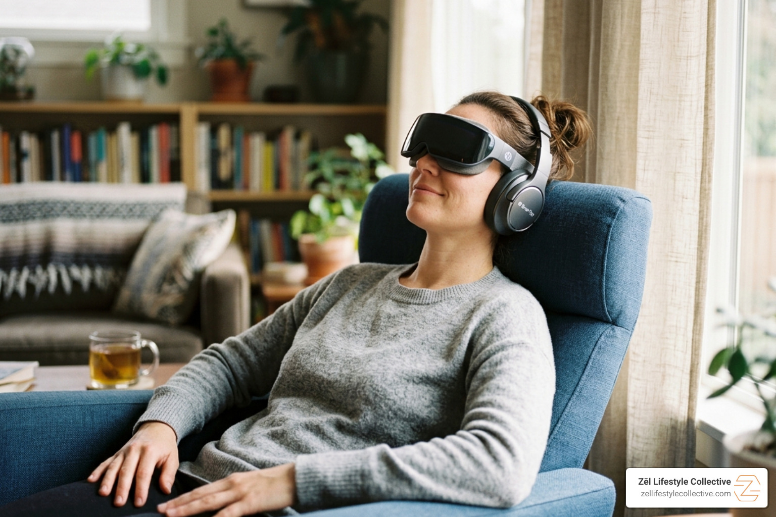 BrainTap therapy headset relaxation stress relief brain fitness - what is braintap therapy