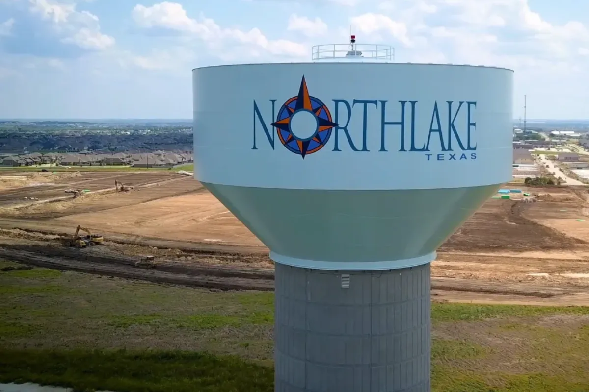Open land and new residential development in Northlake Texas