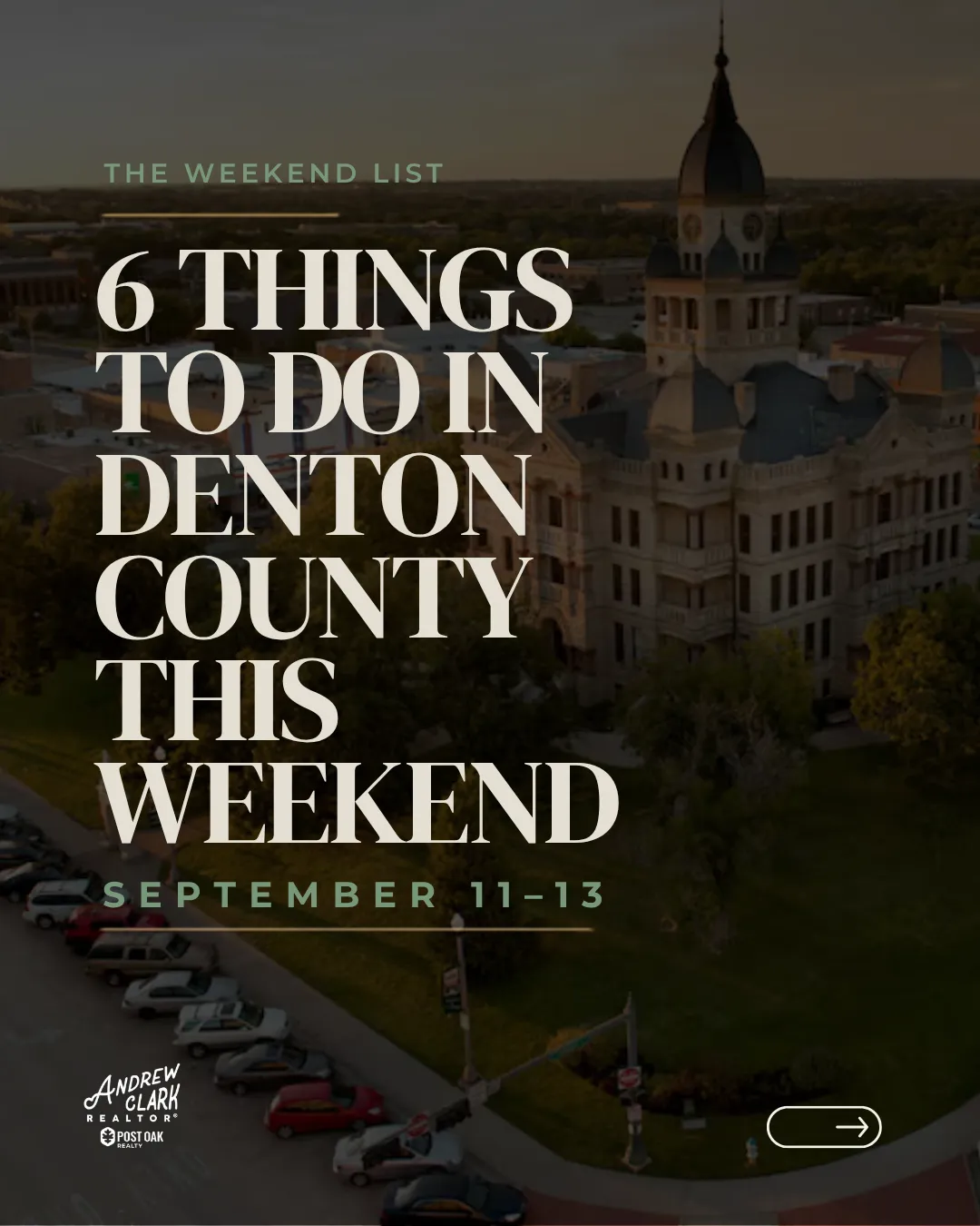 6 things to do in Denton County Texas this weekend September 11 through 13 2026
