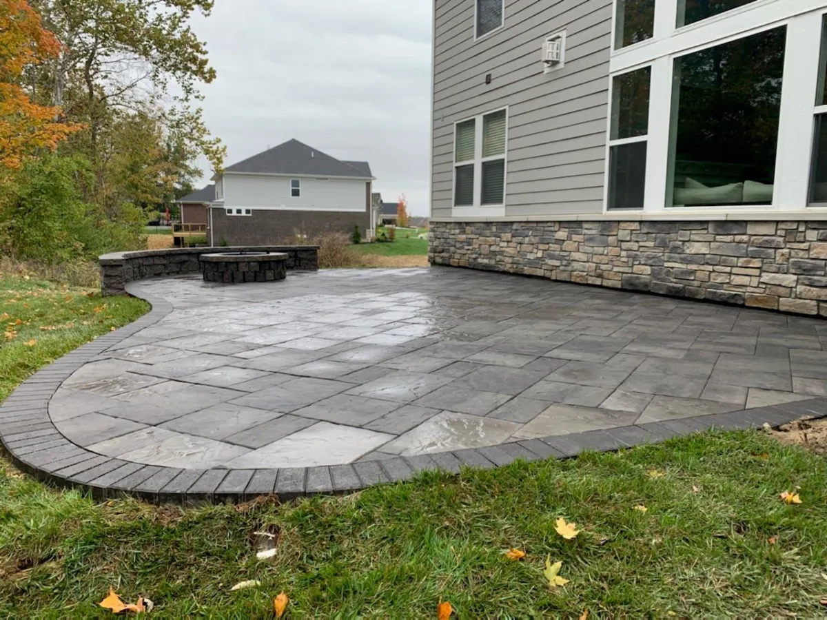 Mason Concrete builds and installs patio.