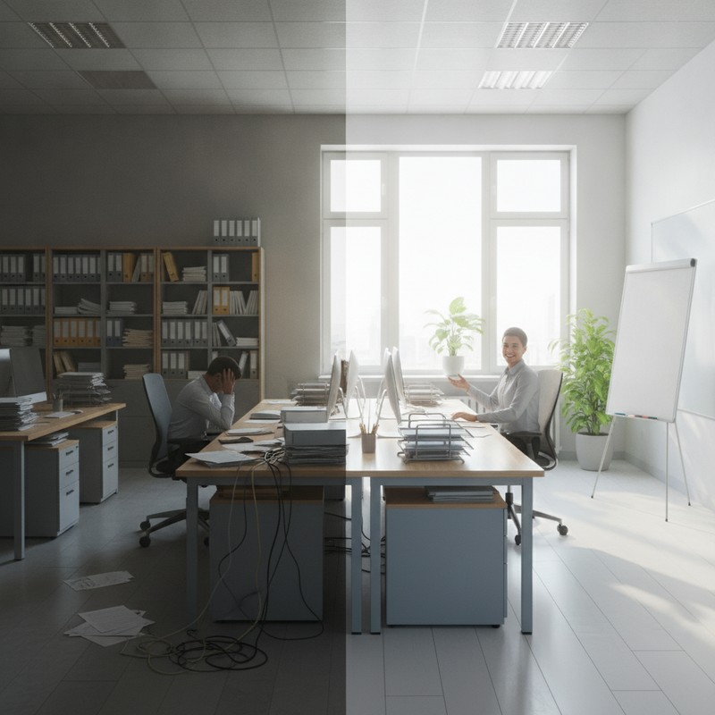 Metro Detroit business advisor meeting with small business owner