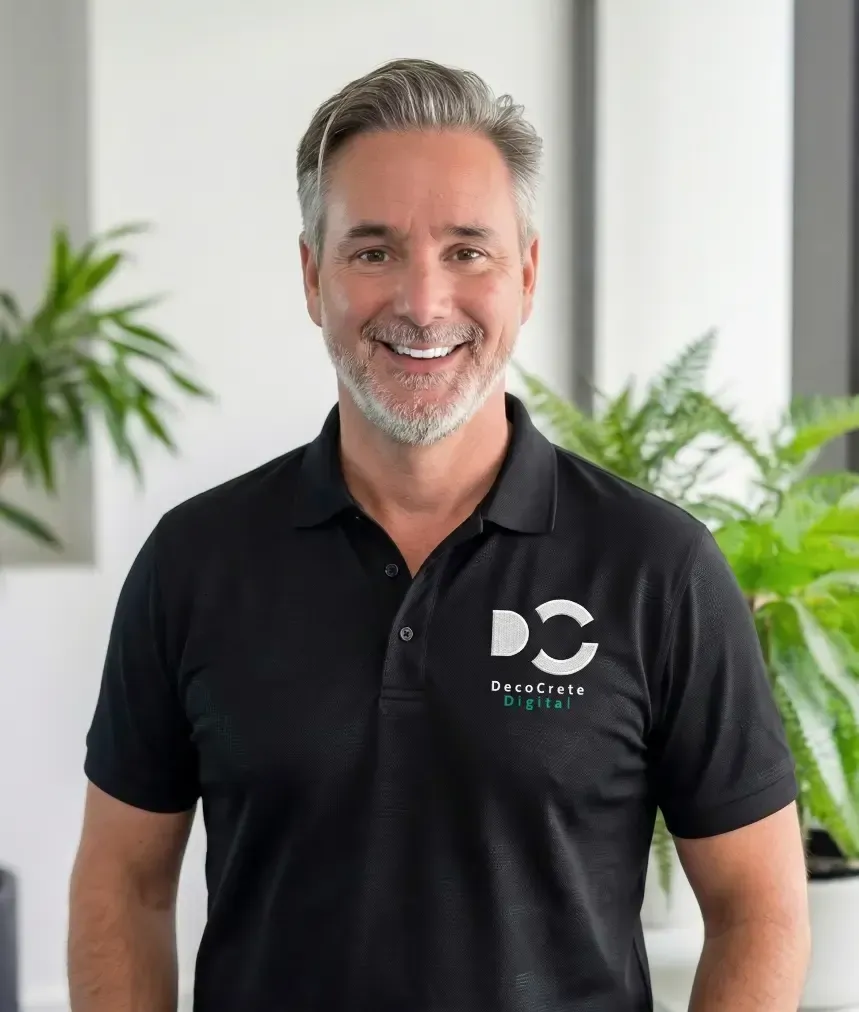 Brian Chancy, Founder of DecoCrete Digital and Decorative Concrete Growth Specialist