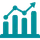 growth bar chart icon to represent revenue growth