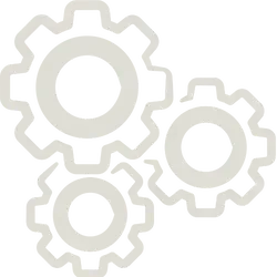 interlocking gears icon illustrates strategic ally
