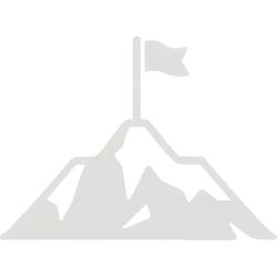 mountain with a flag on top icon illustrates the journey