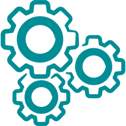 teal magnet icon