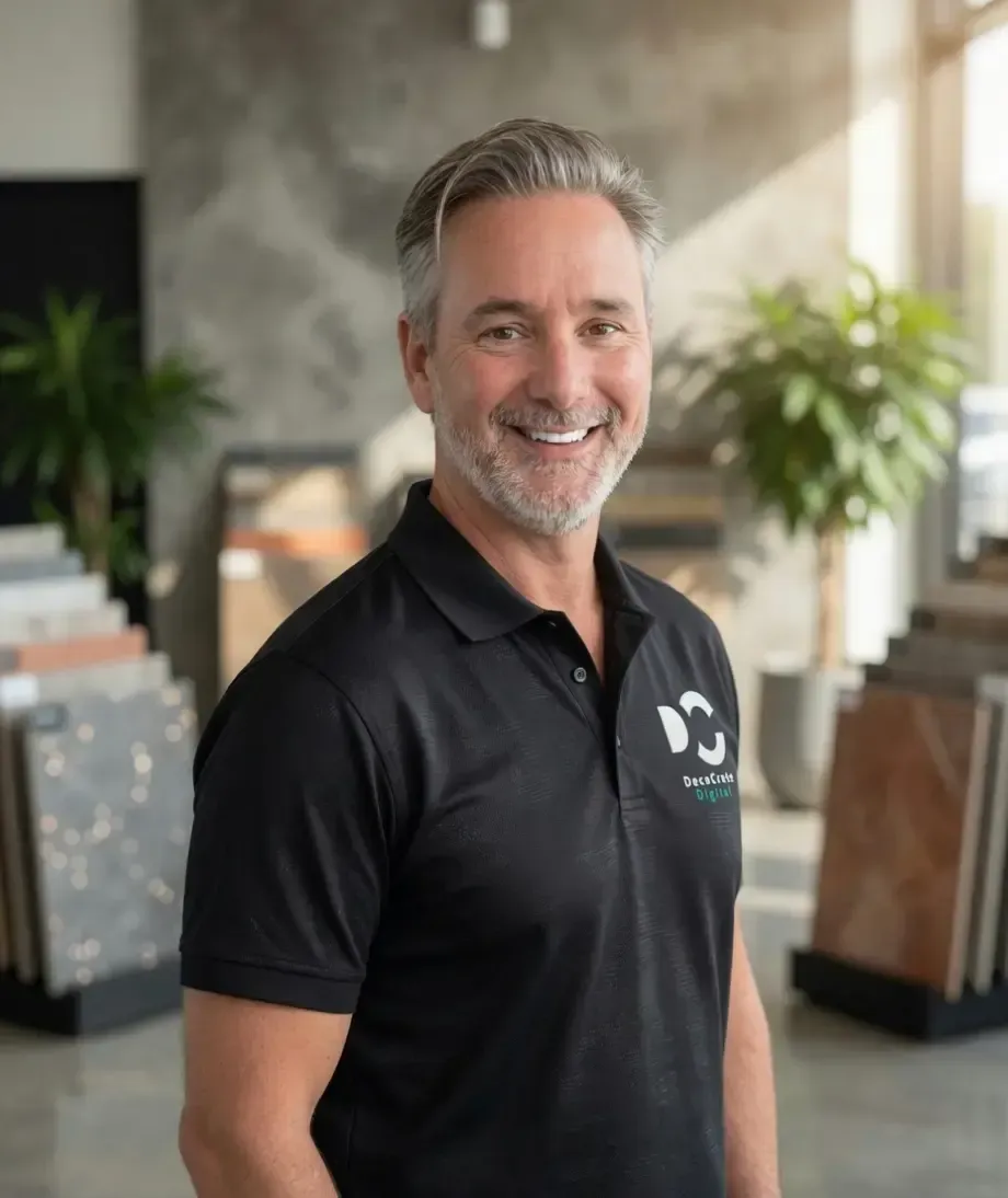 Brian Chancy Founder and lead Strategist of DecoCrete Digital and former Co-Owner of Rock Solid Flooring Systems