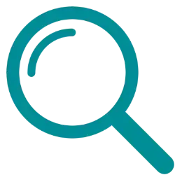 Magnifying Glass representing search for PPC and paid ads on google search