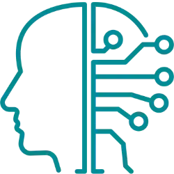 image of a human with data nodes representing future proofing