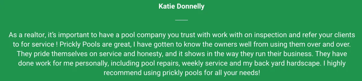 pool maintenance
