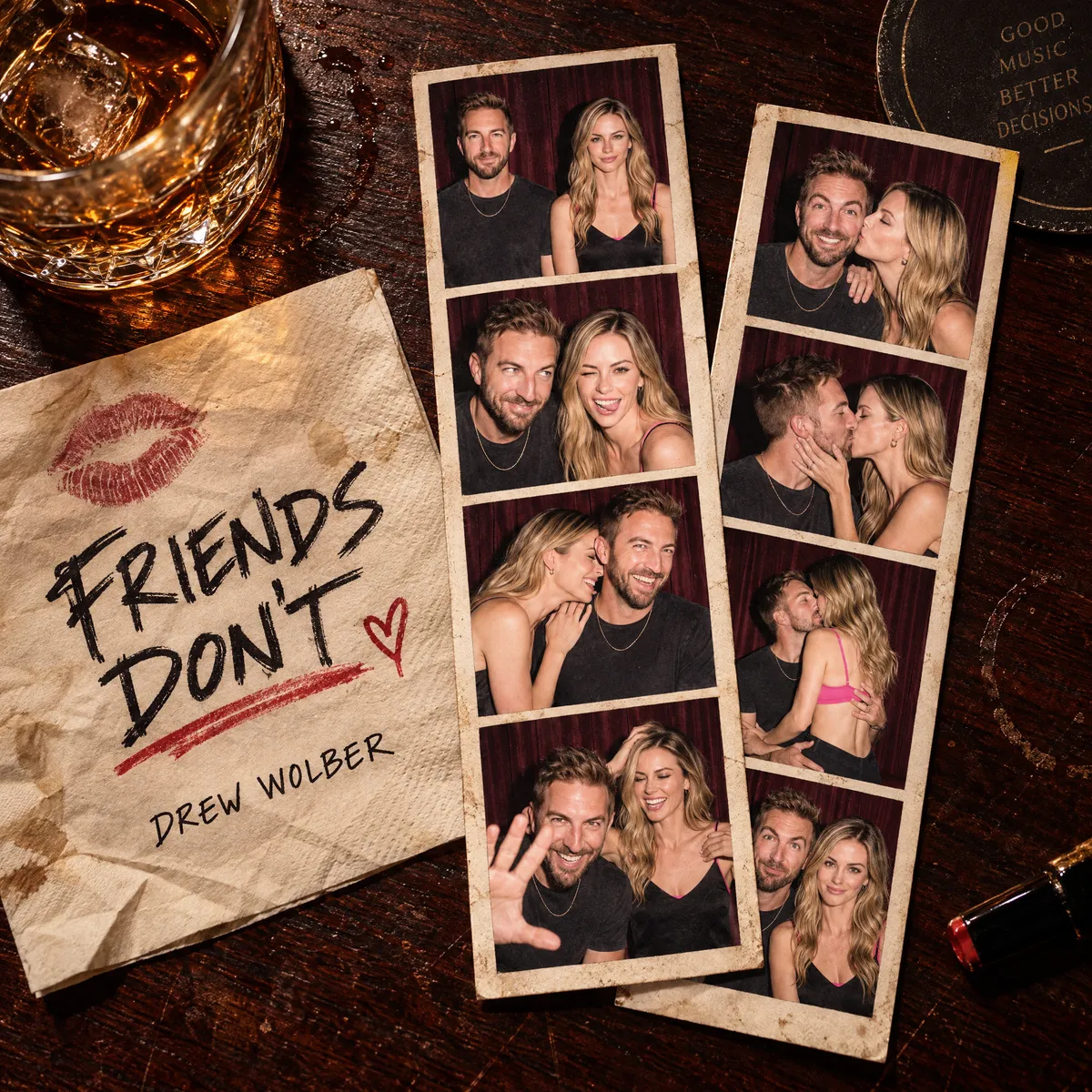 Friends Don’t — Drew Wolber single artwork