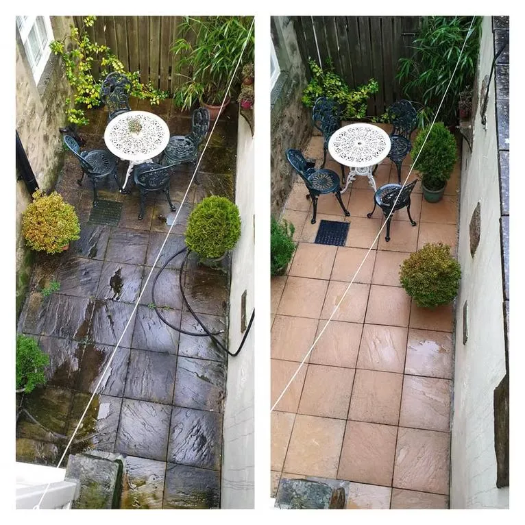 A black and white photo of a dirt field