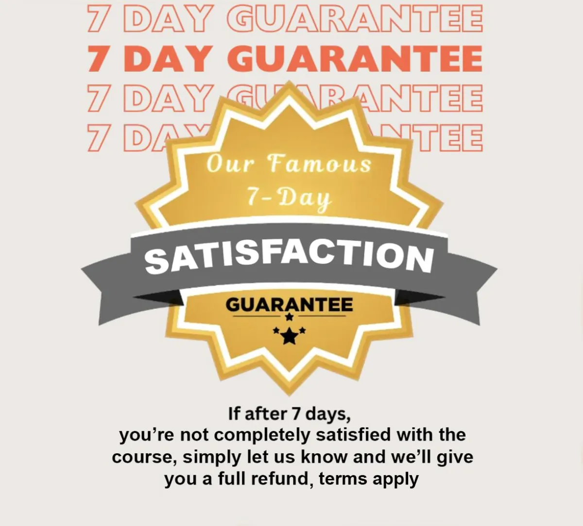 Our Famous Guarantee