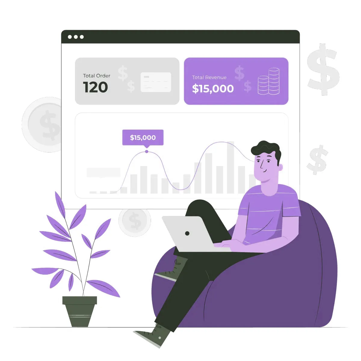 Workflow diagram illustrating integrations between apps with arrows